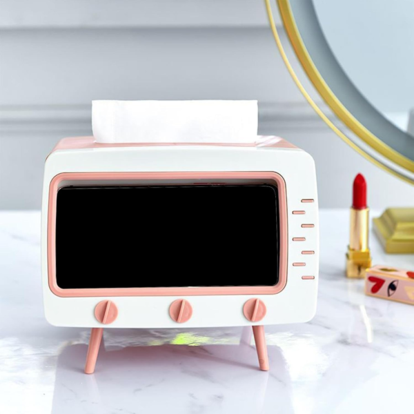 TV Tissue Box Phone Holder - Image 9