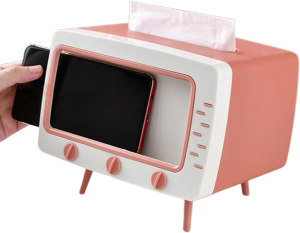 TV Tissue Box Phone Holder - Image 8