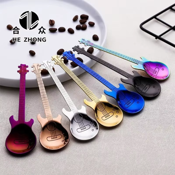 1Pcs Stainless Steel Guitar Spoon - Image 2